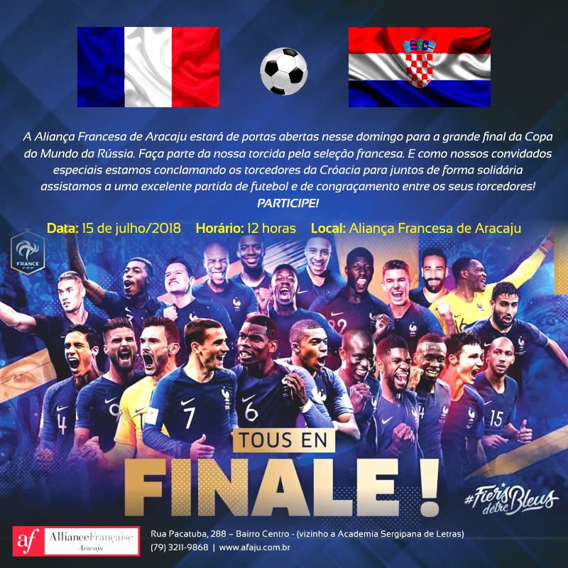 França x Croácia na final da Copa do Mundo de 2018